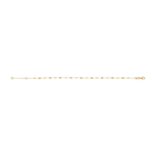 Pulsera bolitas lisas 14K