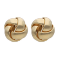 Broquel nudo liso 14K