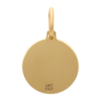Medalla Sagrado Corazón Jesús y María 14K