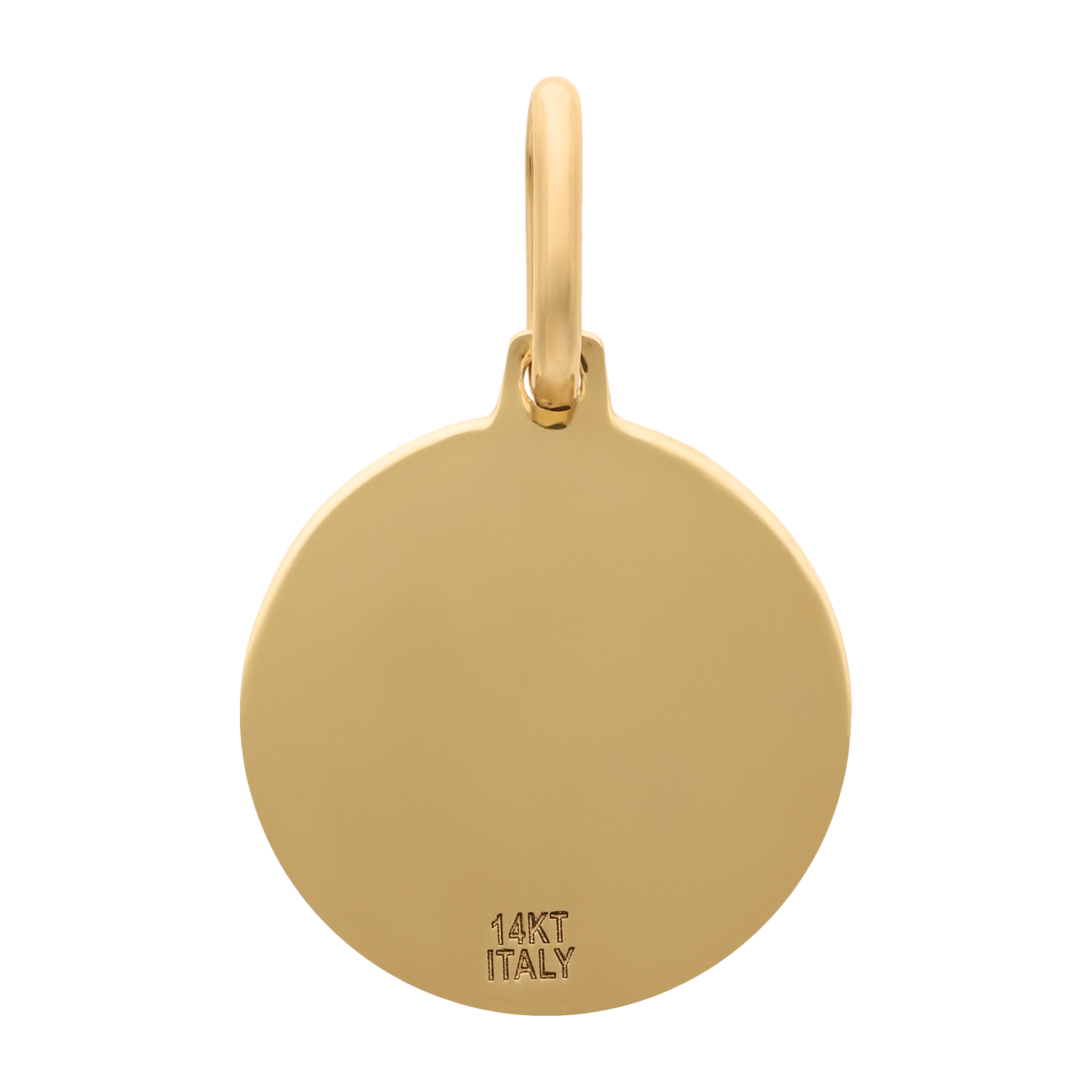 Medalla Sagrado Corazón Jesús y María 14K