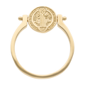 Anillo San Benito girable 14K