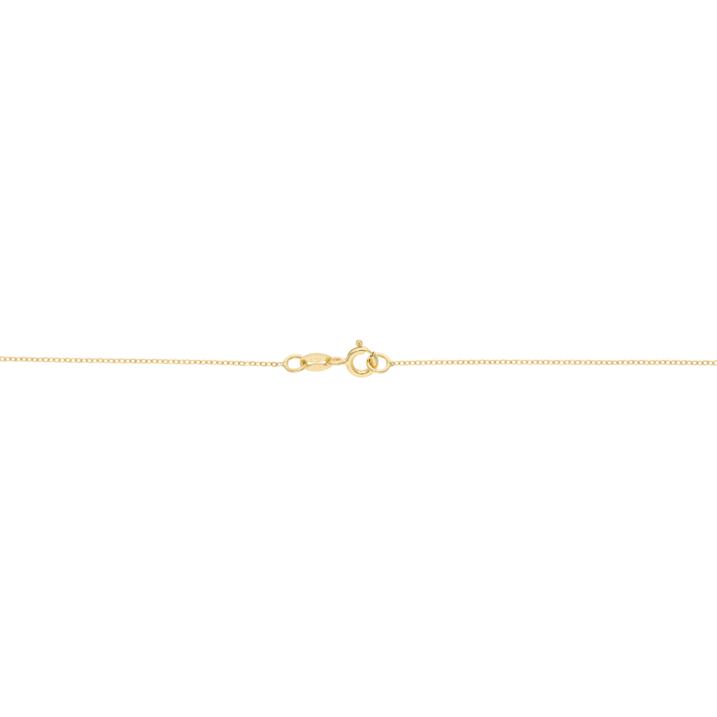 Collar estrella hueca 14K