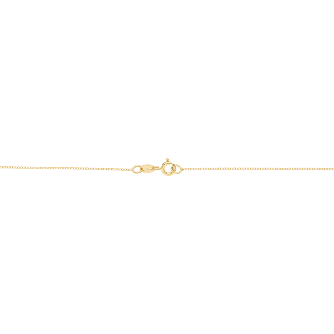 Collar estrella hueca 14K