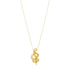 Collar serpiente 14K