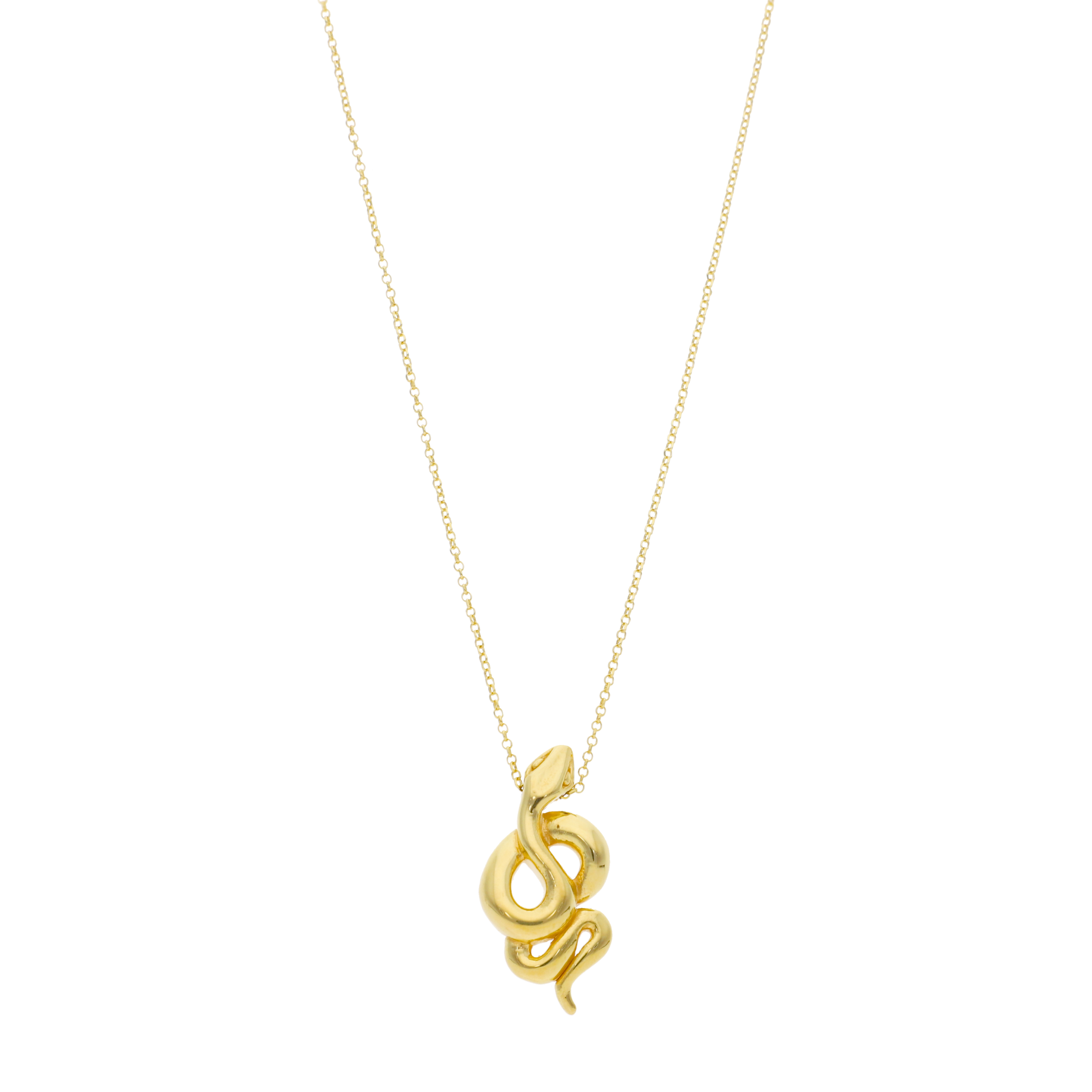 Collar serpiente 14K