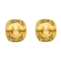 Aretes grandes sombrero 14K