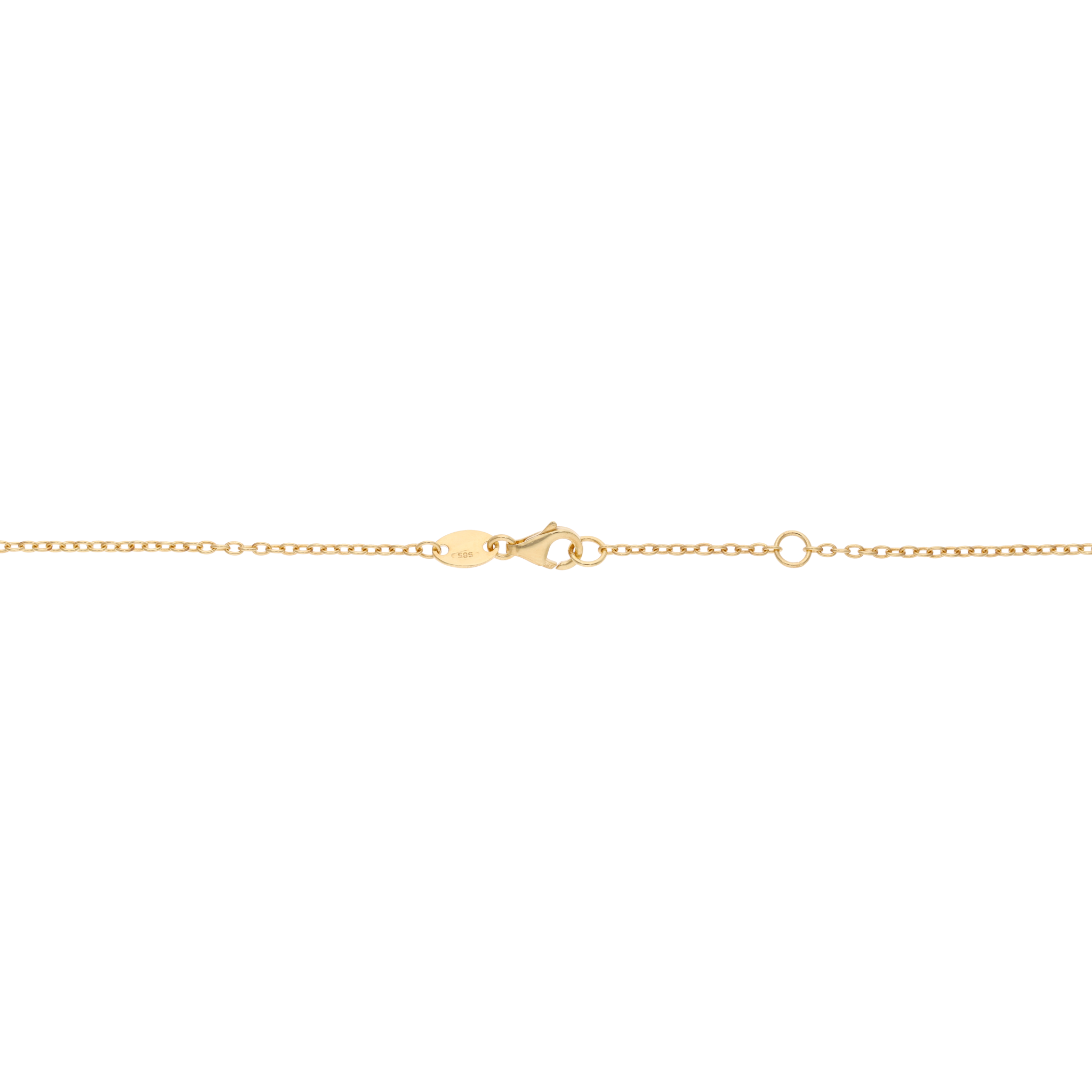 Collar escapulario Virgen del Carmen dijes colgantes 14K