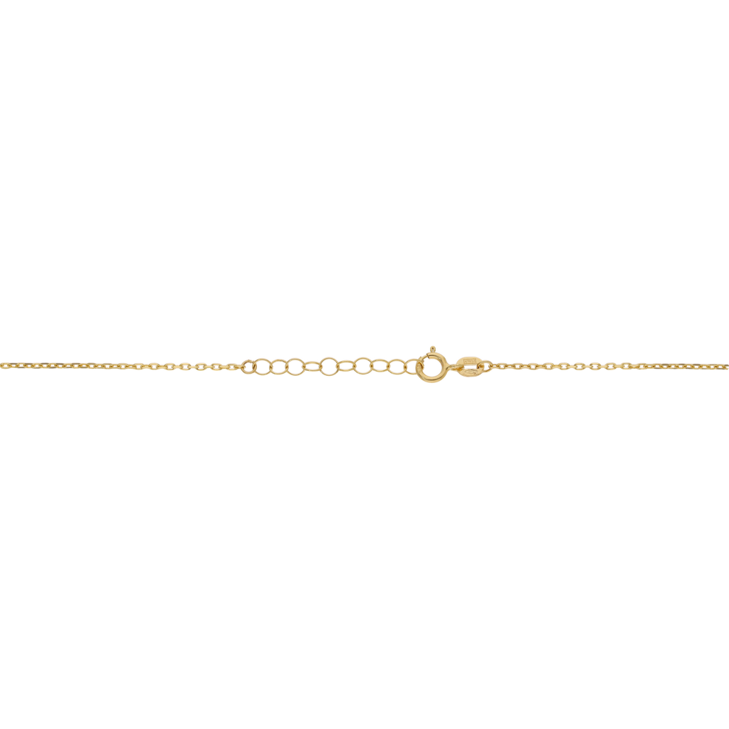 Collar rubí mini oro amarillo 14K