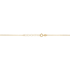 Collar rubí mini oro amarillo 14K