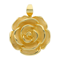 Dije flor grande oro amarillo 14K