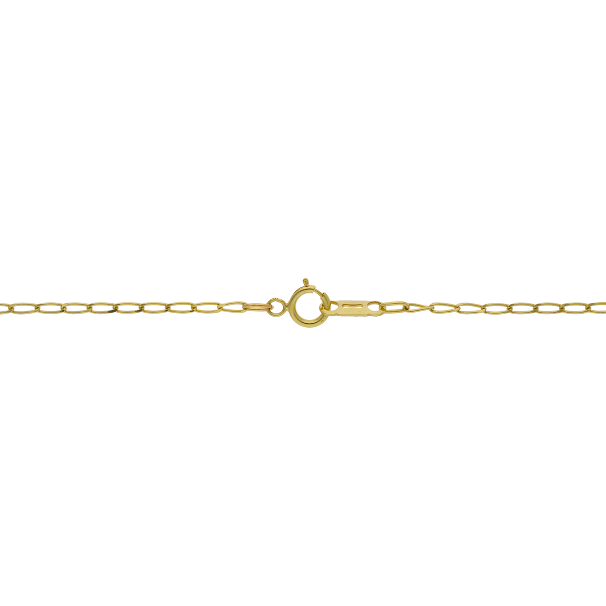 Collar ágata verde oro amarillo 14K