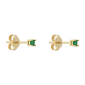 Broquel circonia solitario 14K