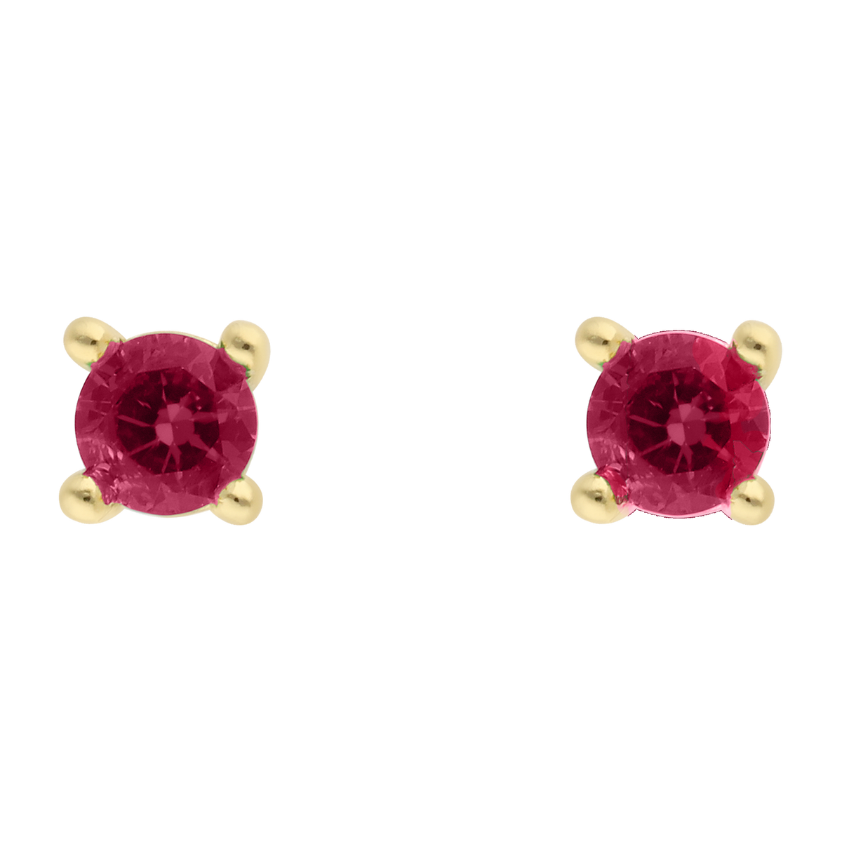 Broquel circonia solitario 14K