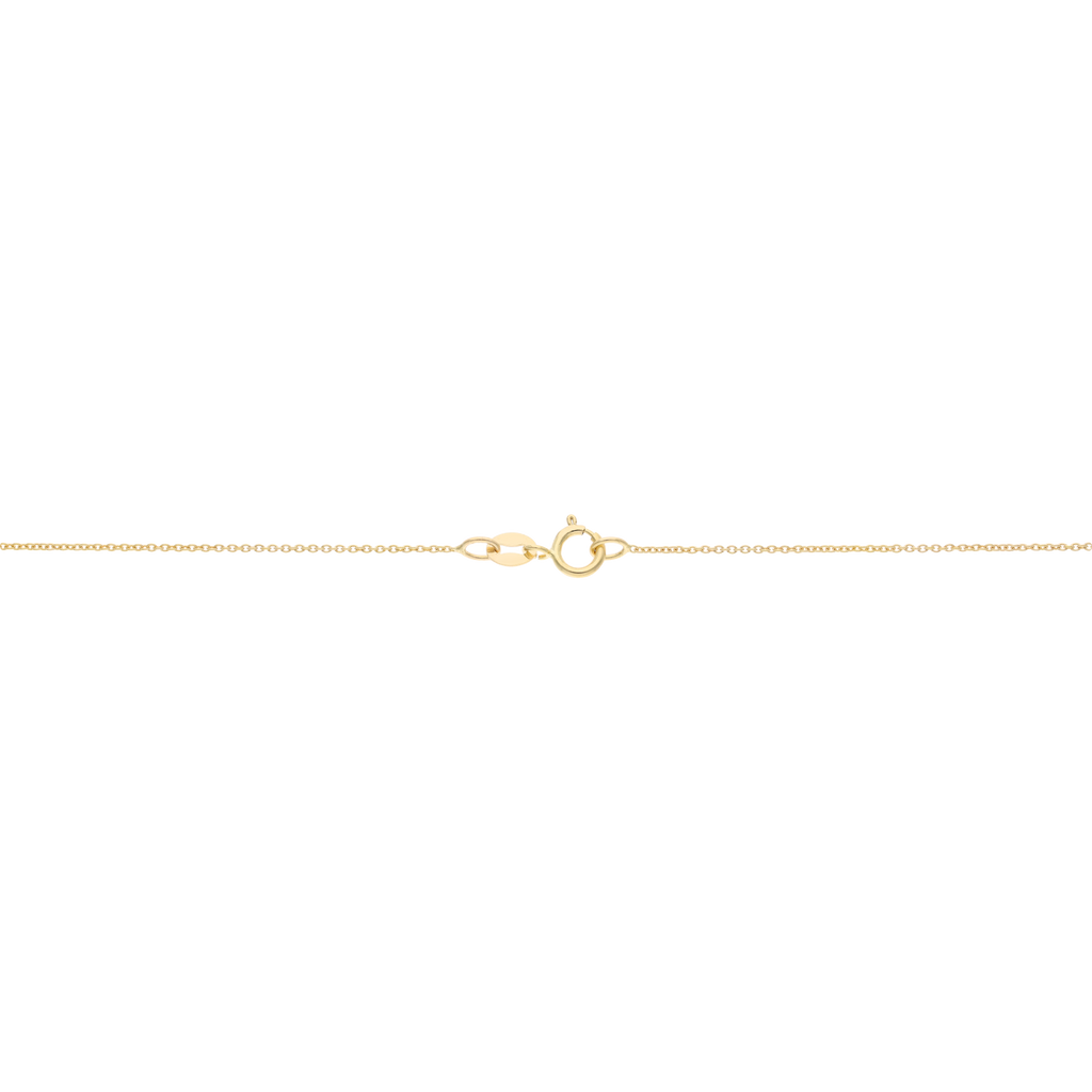 Collar Sagrado Corazón mini circonias 10K