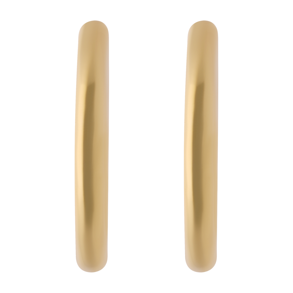 Arracadas 1.8 mm lisas oro amarillo 10K