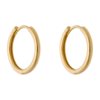 Arracadas 1.8 mm lisas oro amarillo 10K