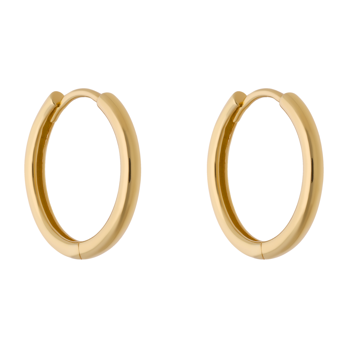 Arracadas 1.8 mm lisas oro amarillo 10K