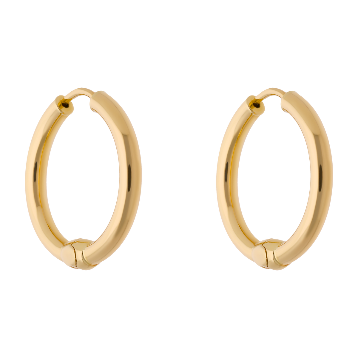 Arracadas 2.5mm lisas 10K