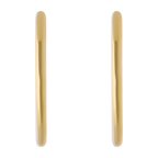 Arracadas 1.3 mm lisas oro amarillo 10K