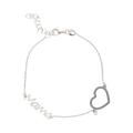 Pulsera mamá plata
