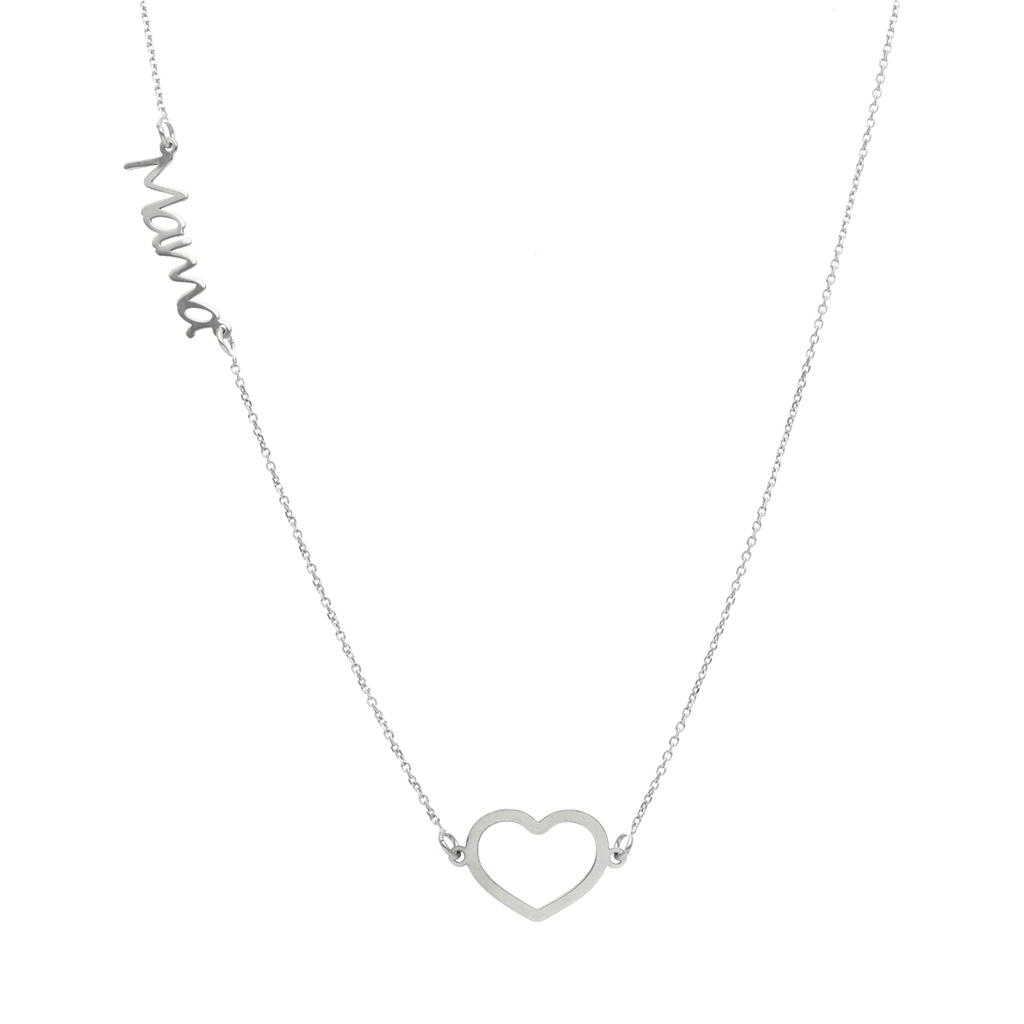 Collar mamá plata