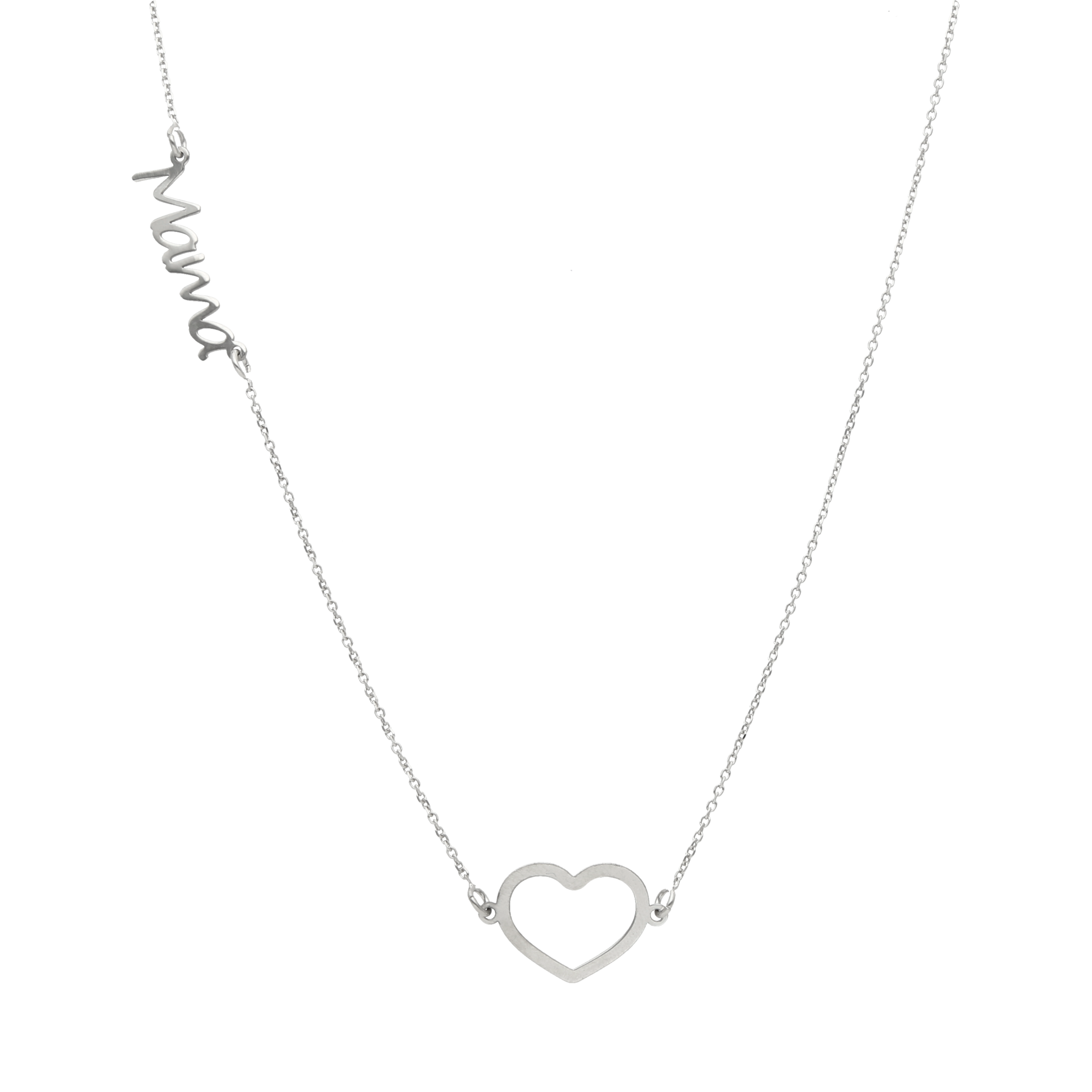 Collar mamá plata