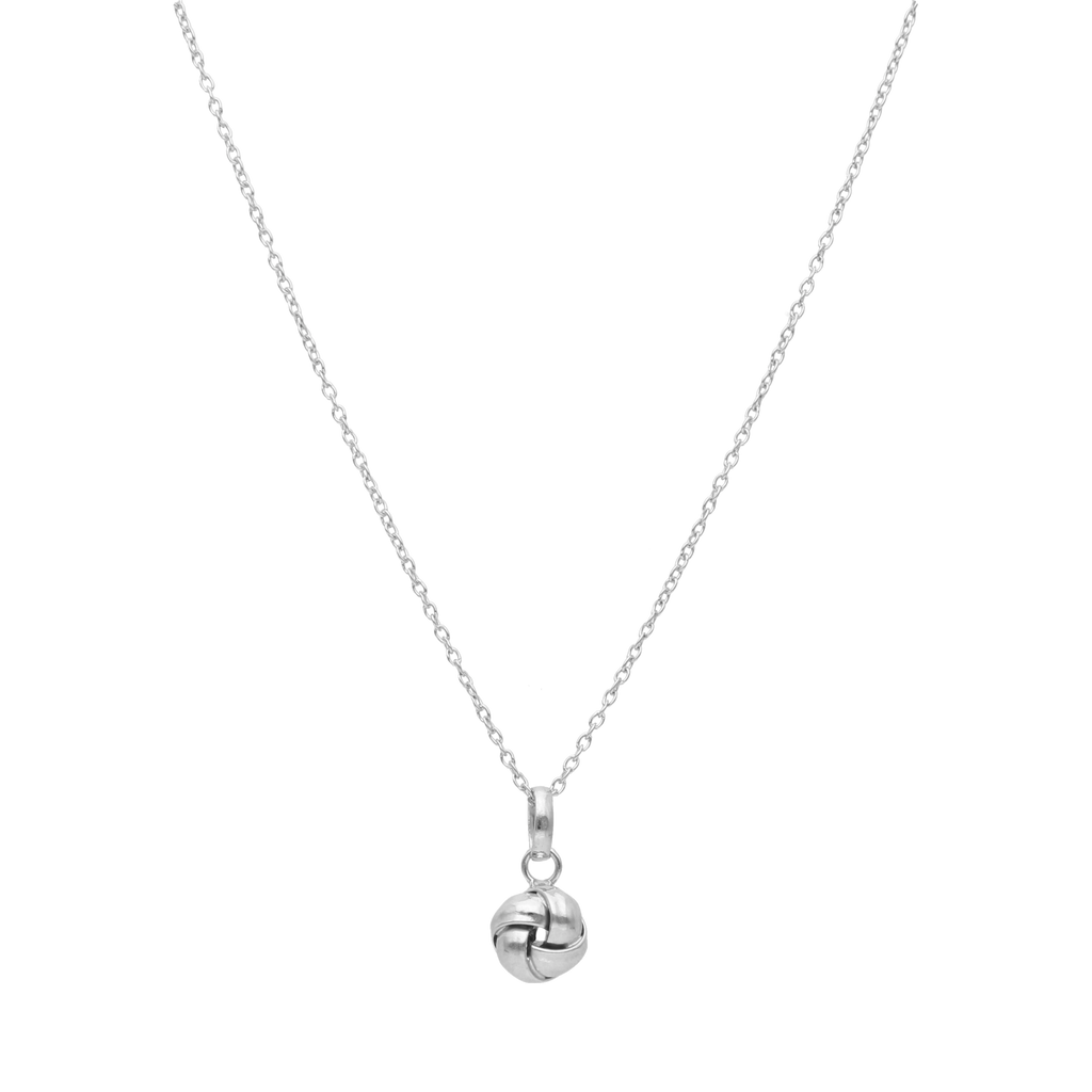 Collar nudo plata