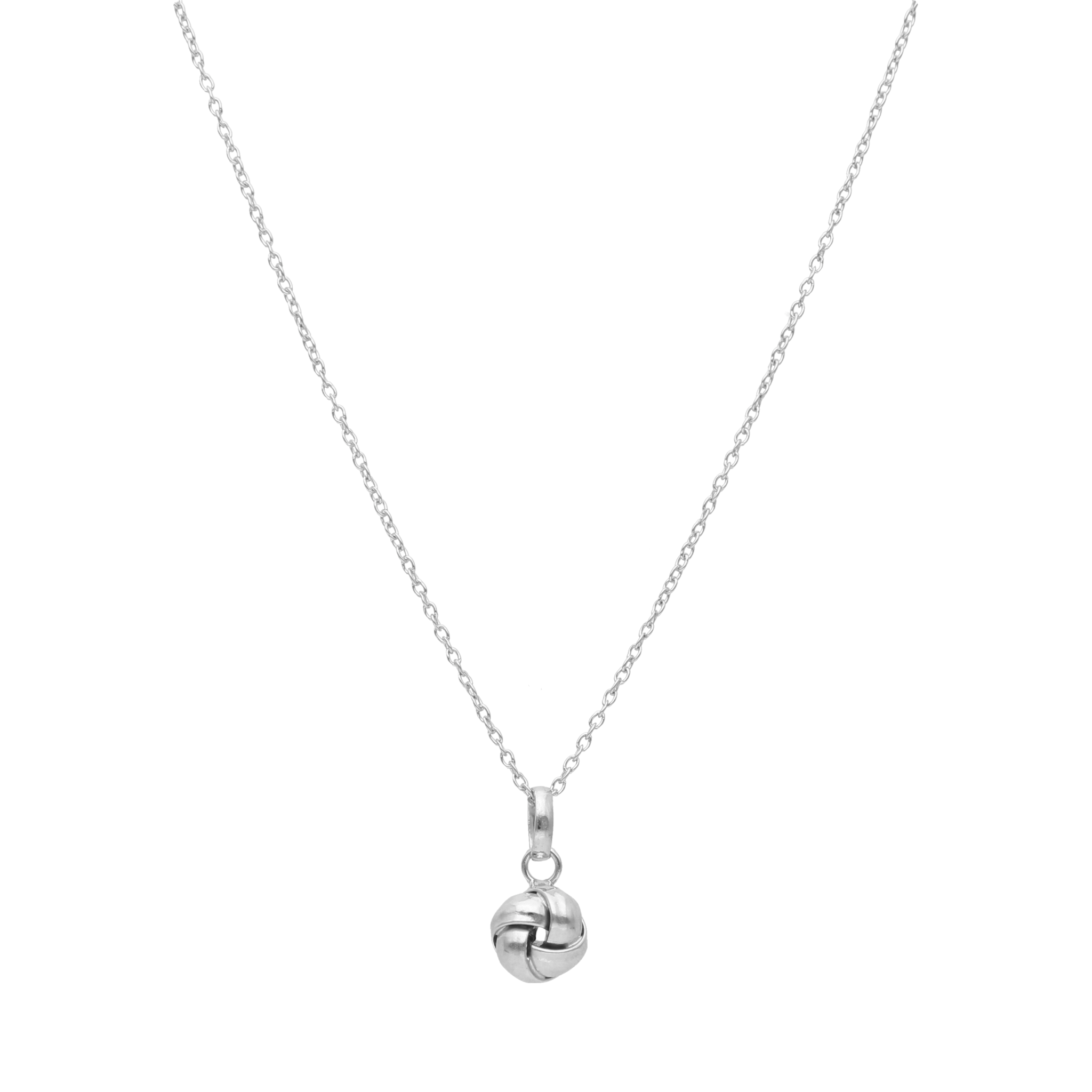 Collar nudo plata