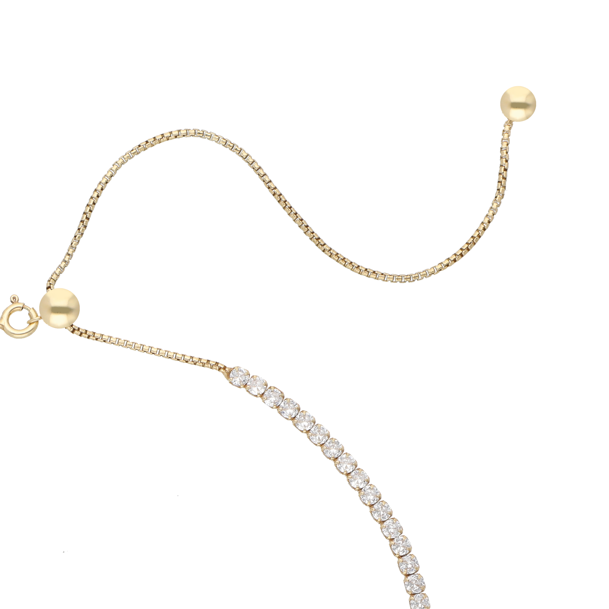 Tennis necklace plata y circonias