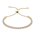 Pulsera tennis circonias verdes plata