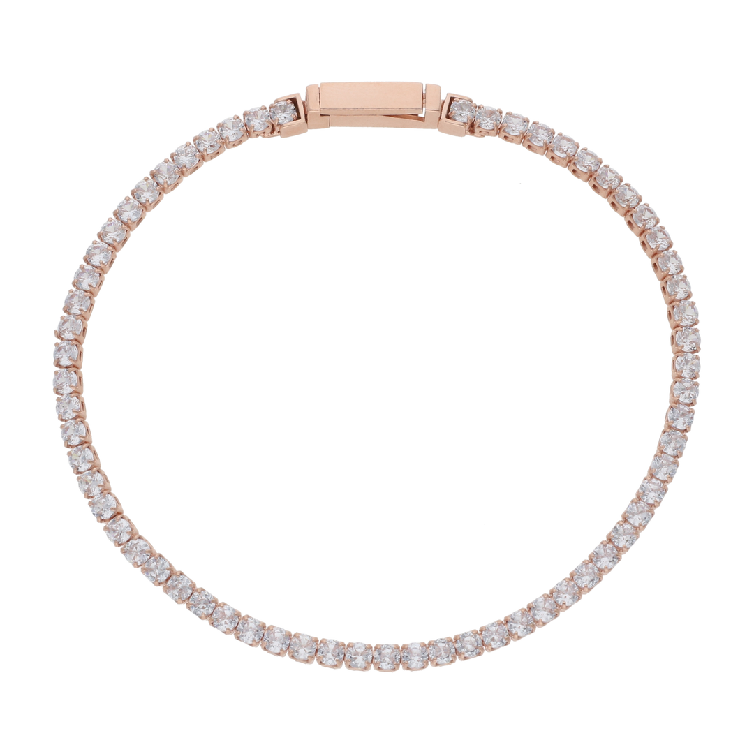 Tennis bracelet plata circonias 3mm