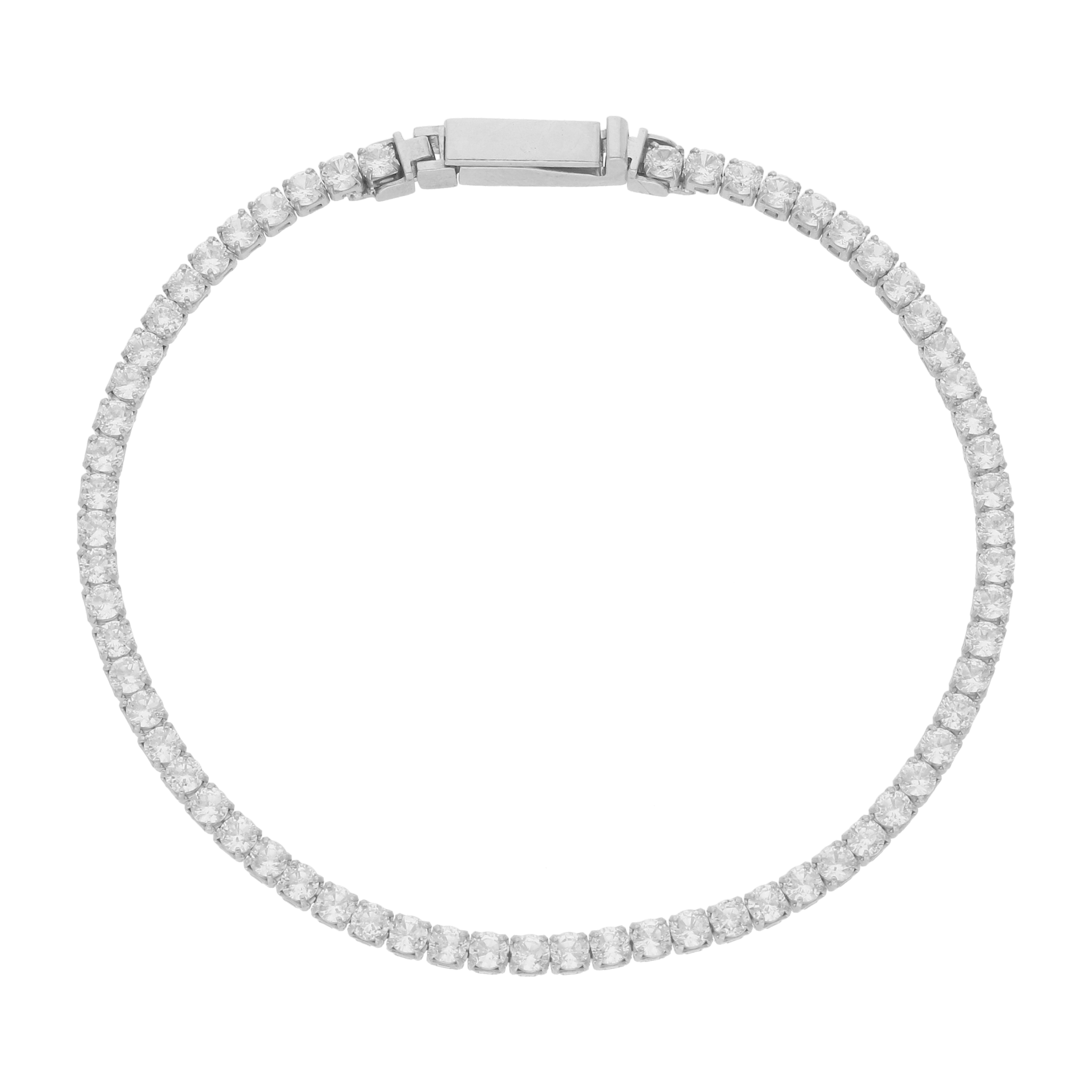Tennis bracelet plata circonias 3mm