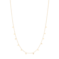 Choker círculos colgantes plata