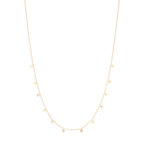 Choker círculos colgantes plata
