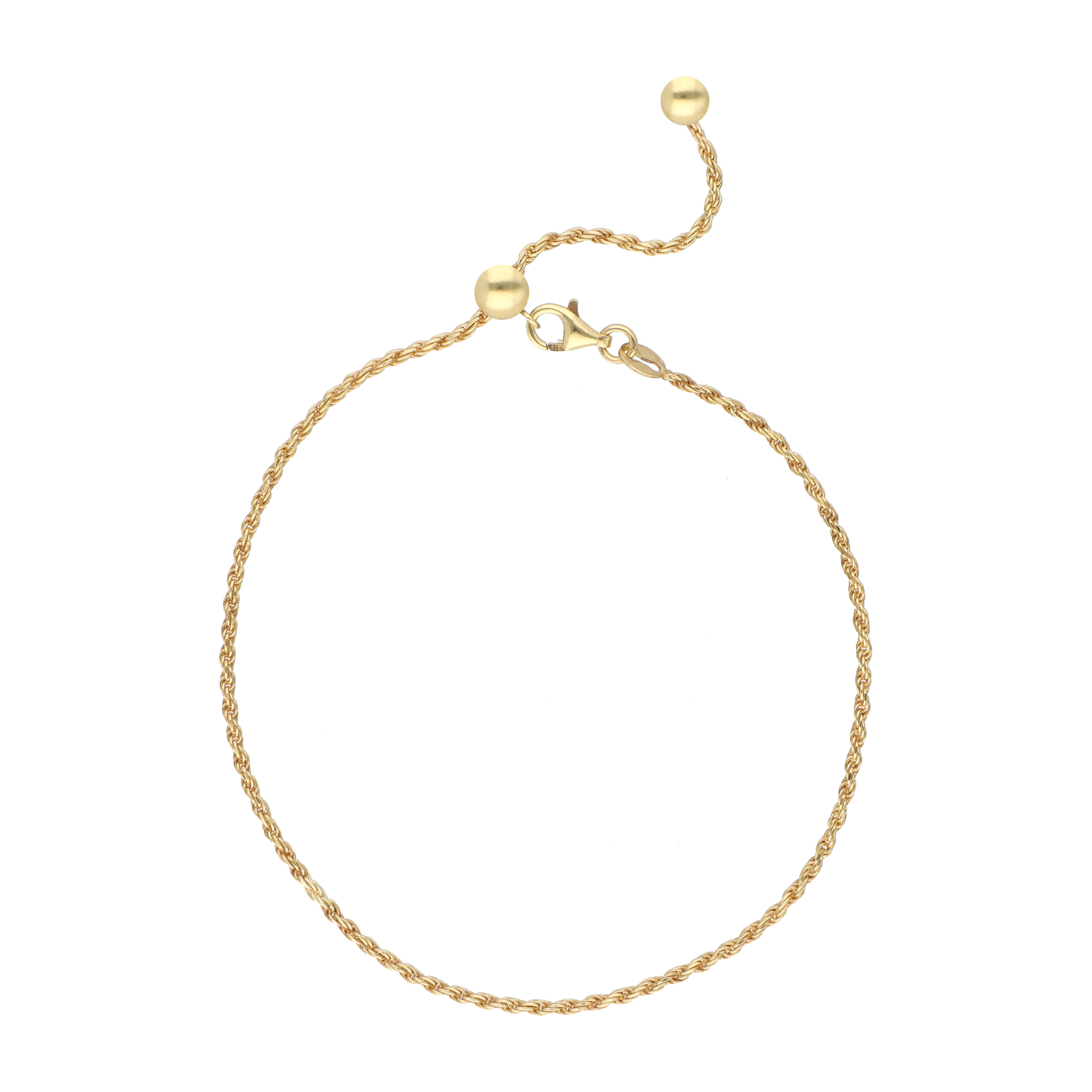 Pulsera torsal 2mm plata