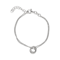Pulsera nudo plata