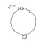 Pulsera nudo plata