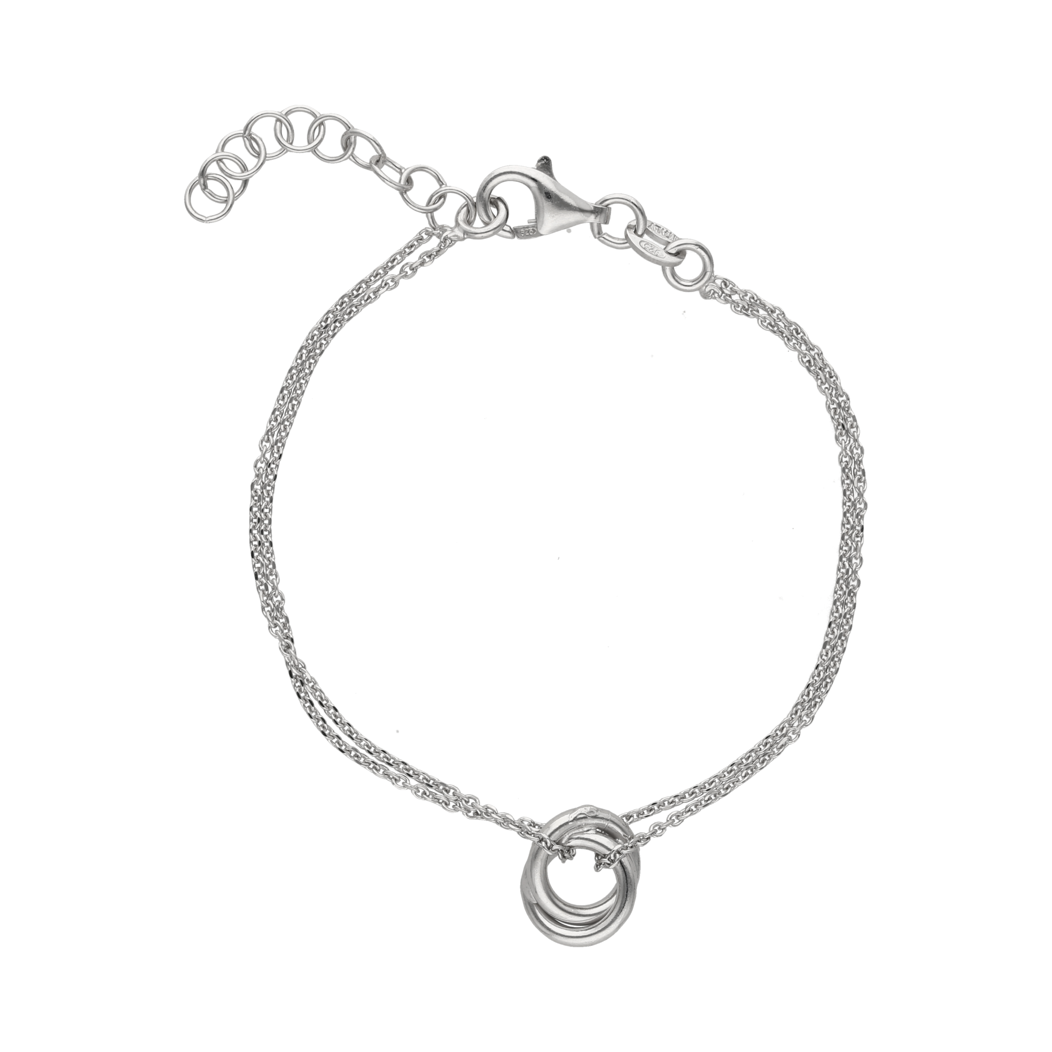 Pulsera nudo plata