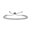 Tennis bracelet circonias plata