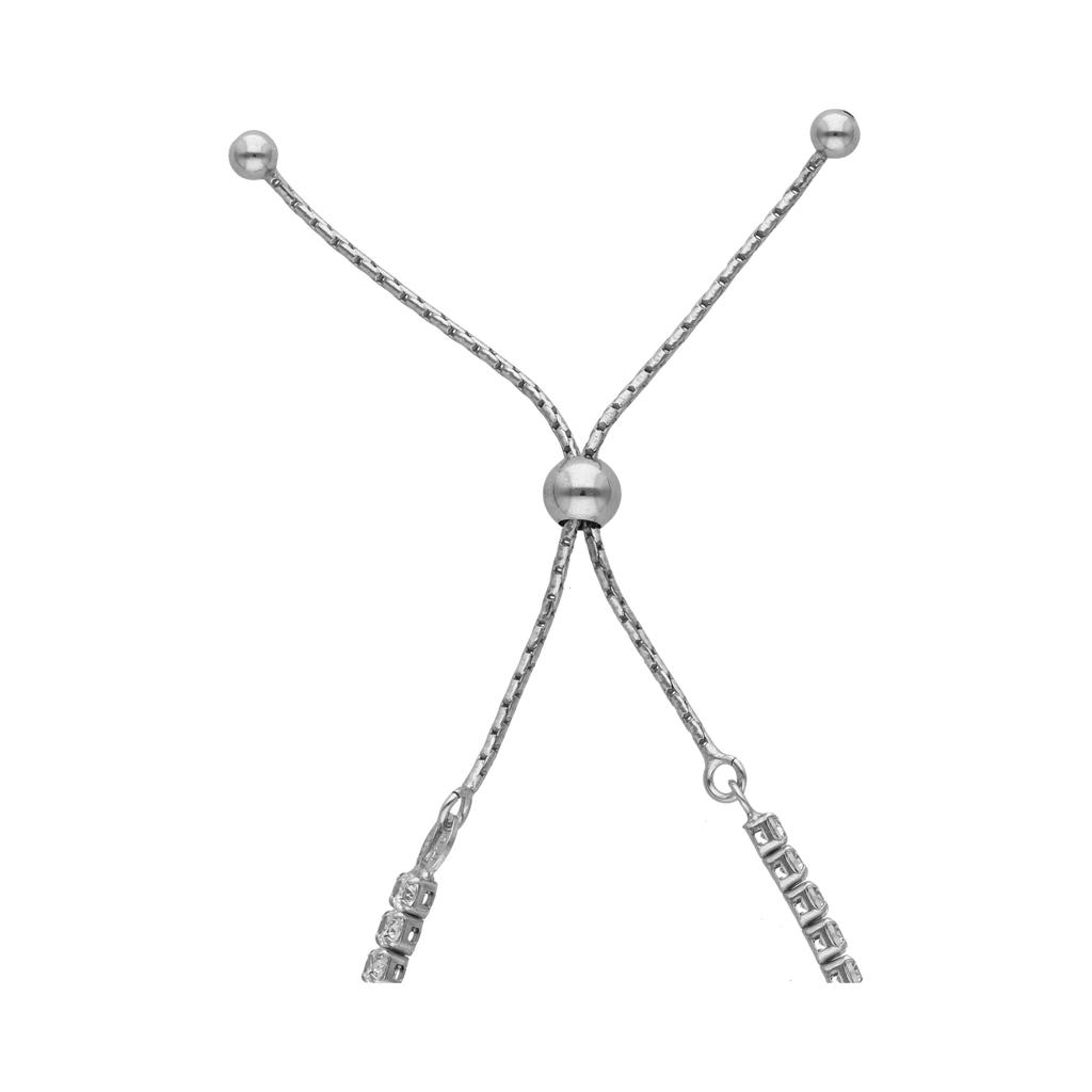 Tennis bracelet circonias plata