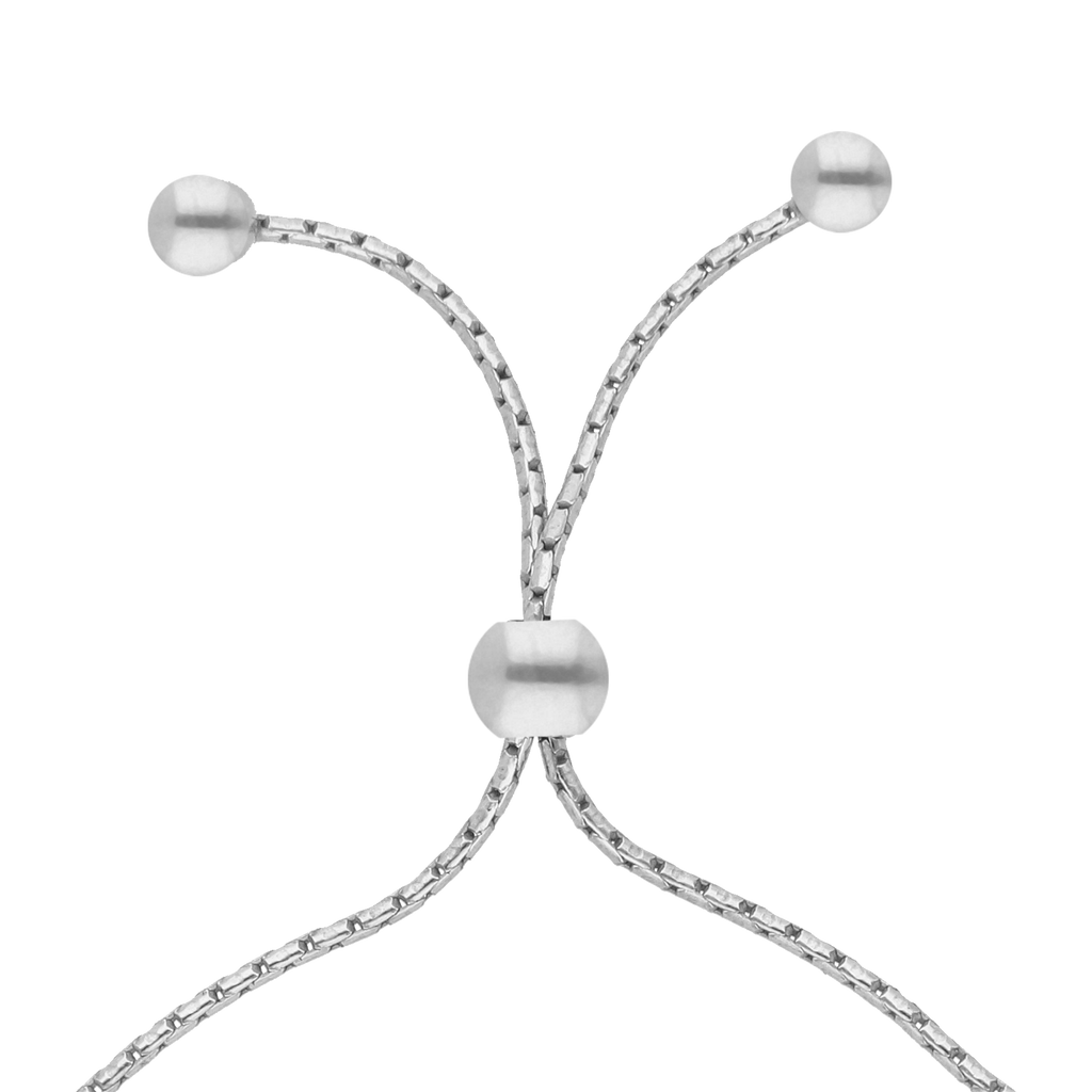Pulsera circonias plata