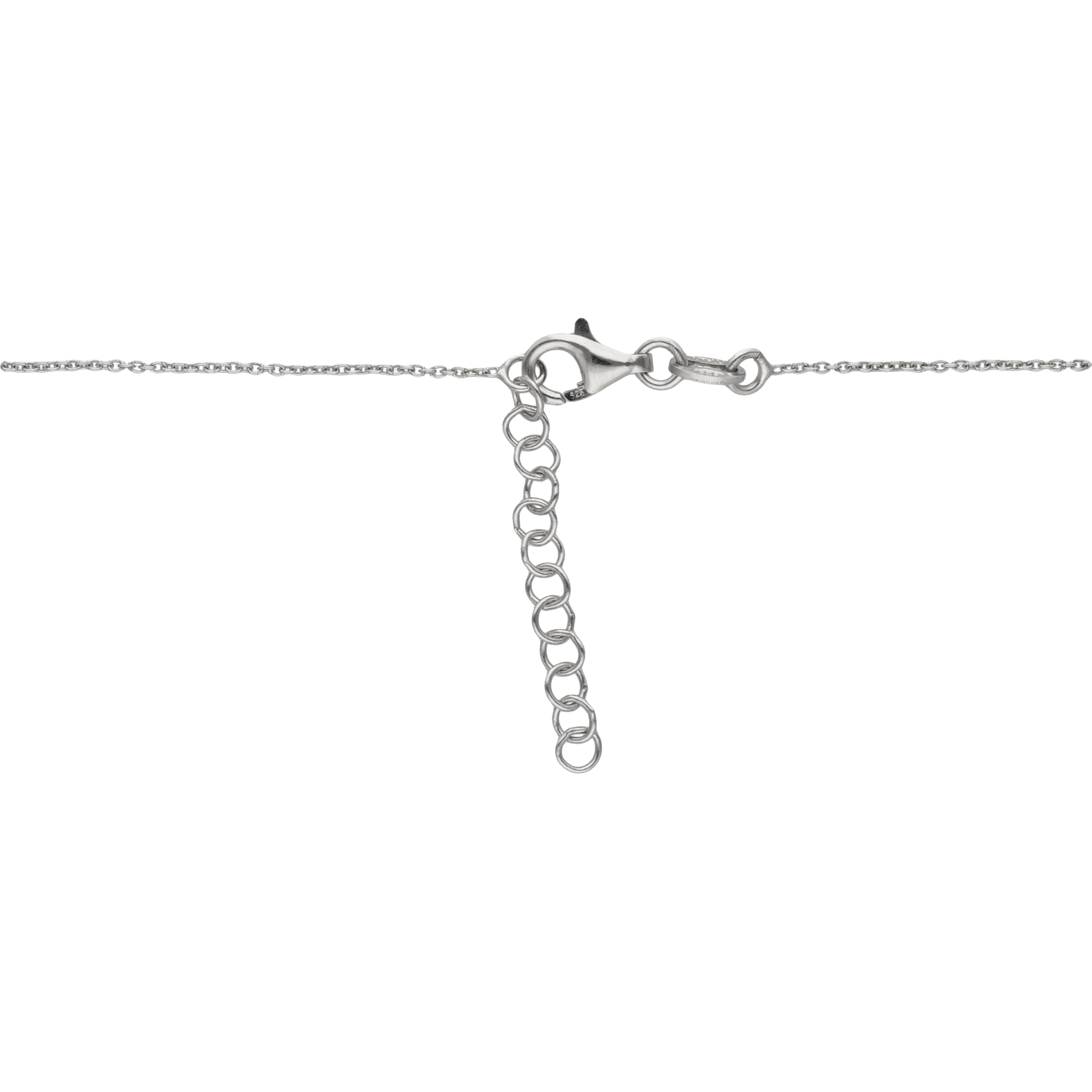 Collar dije corazón plata