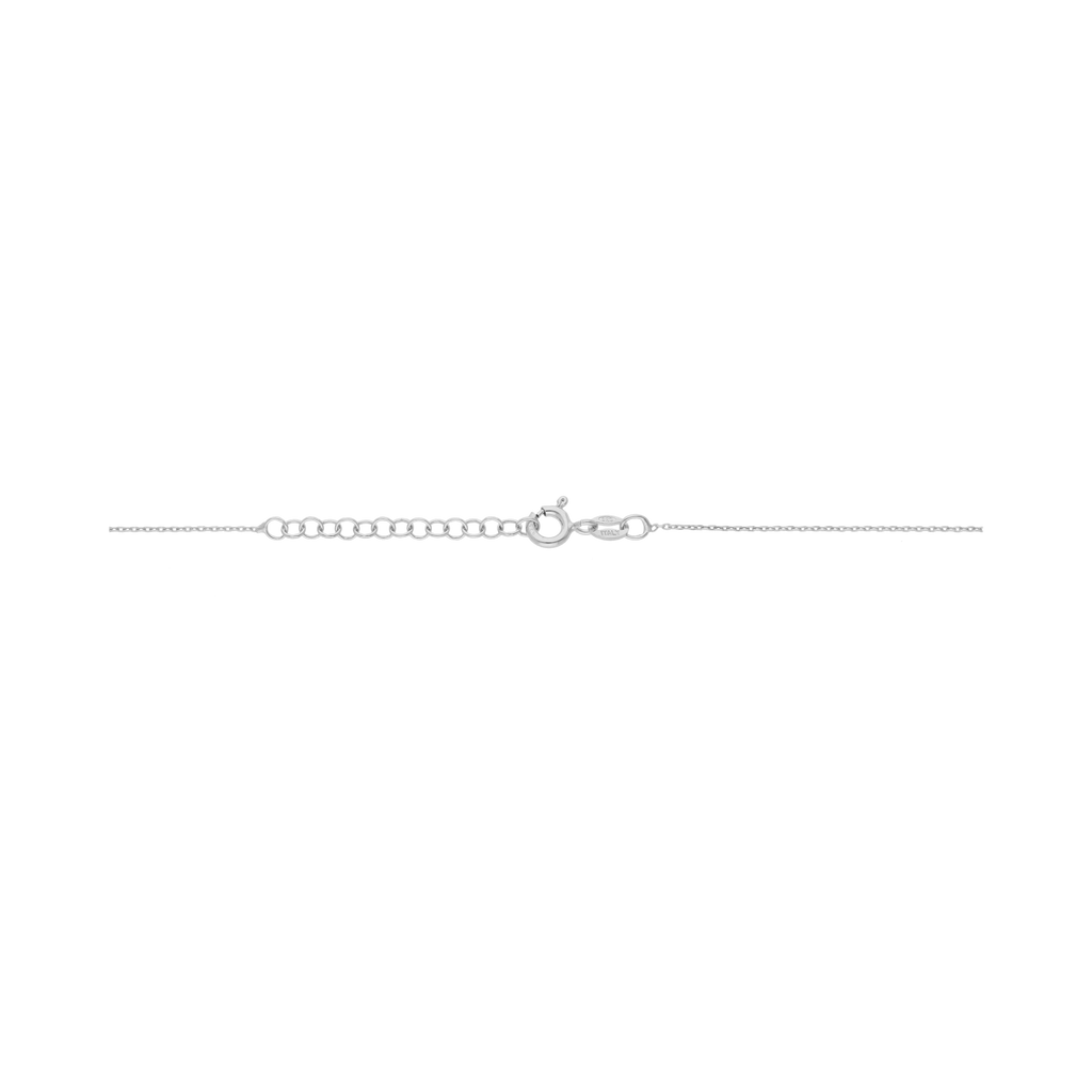 Collar dije llave circonias plata