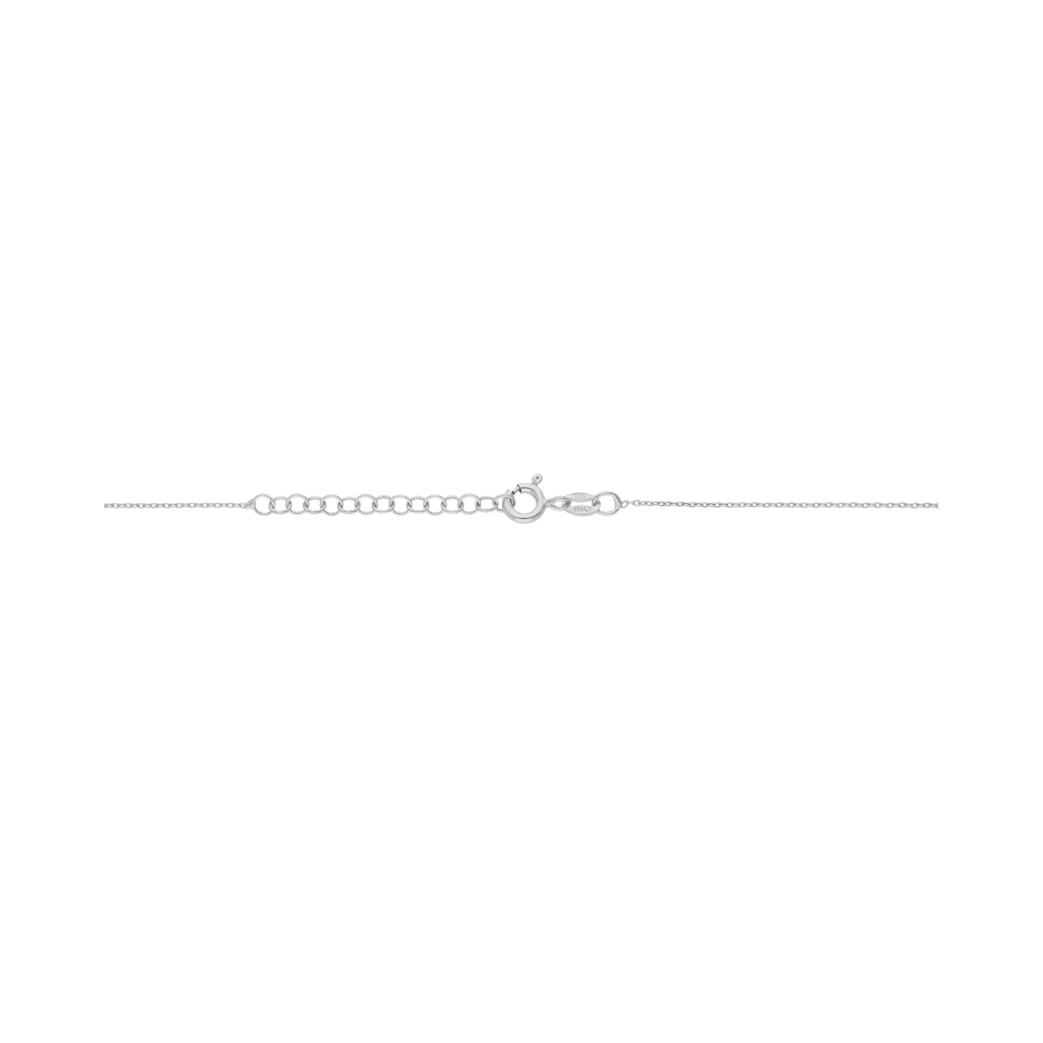 Collar dije llave circonias plata