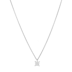 Collar dije princess circonia plata