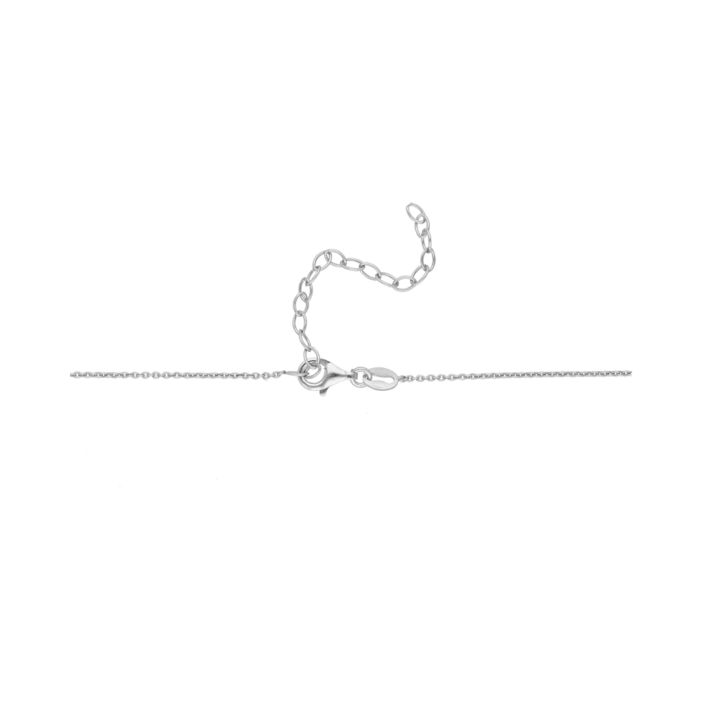 Collar dije princess circonia plata