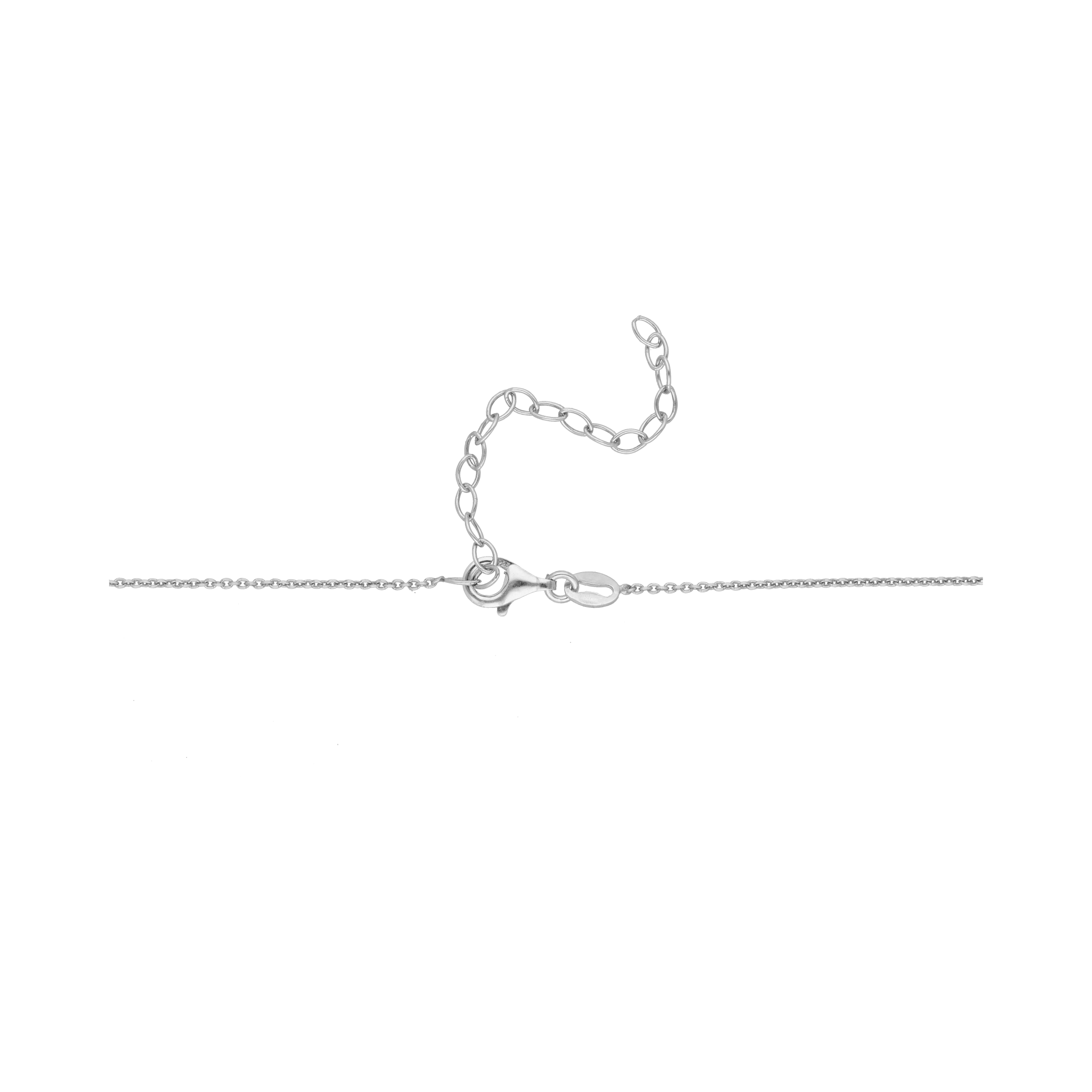Collar dije princess circonia plata