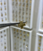 Cruz roja hueca sin asa 14K