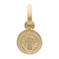 Medalla San Benito oro amarillo 10K