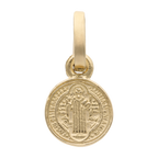 Medalla San Benito oro amarillo 10K